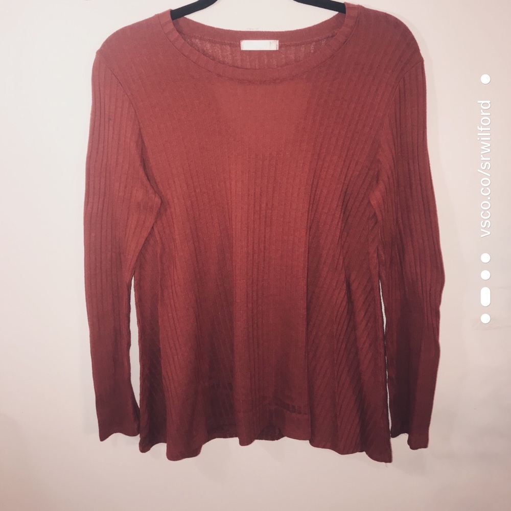 Burnt Orange Long Sleeve